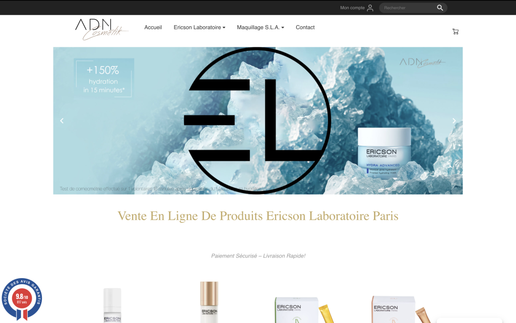 Site e-commerce – Secteur artisanat