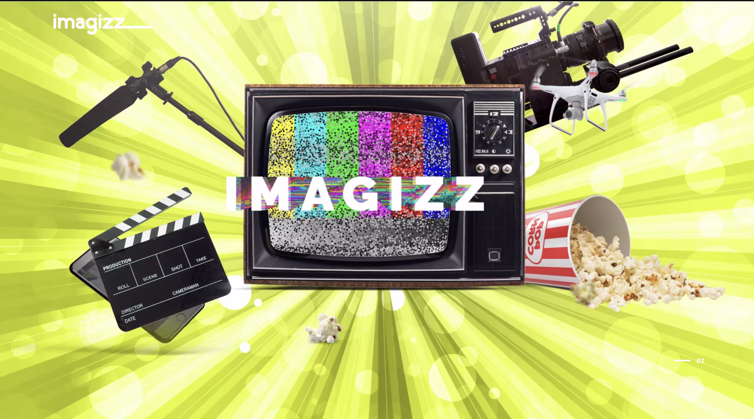 Site Imagizz avant refonte 2026